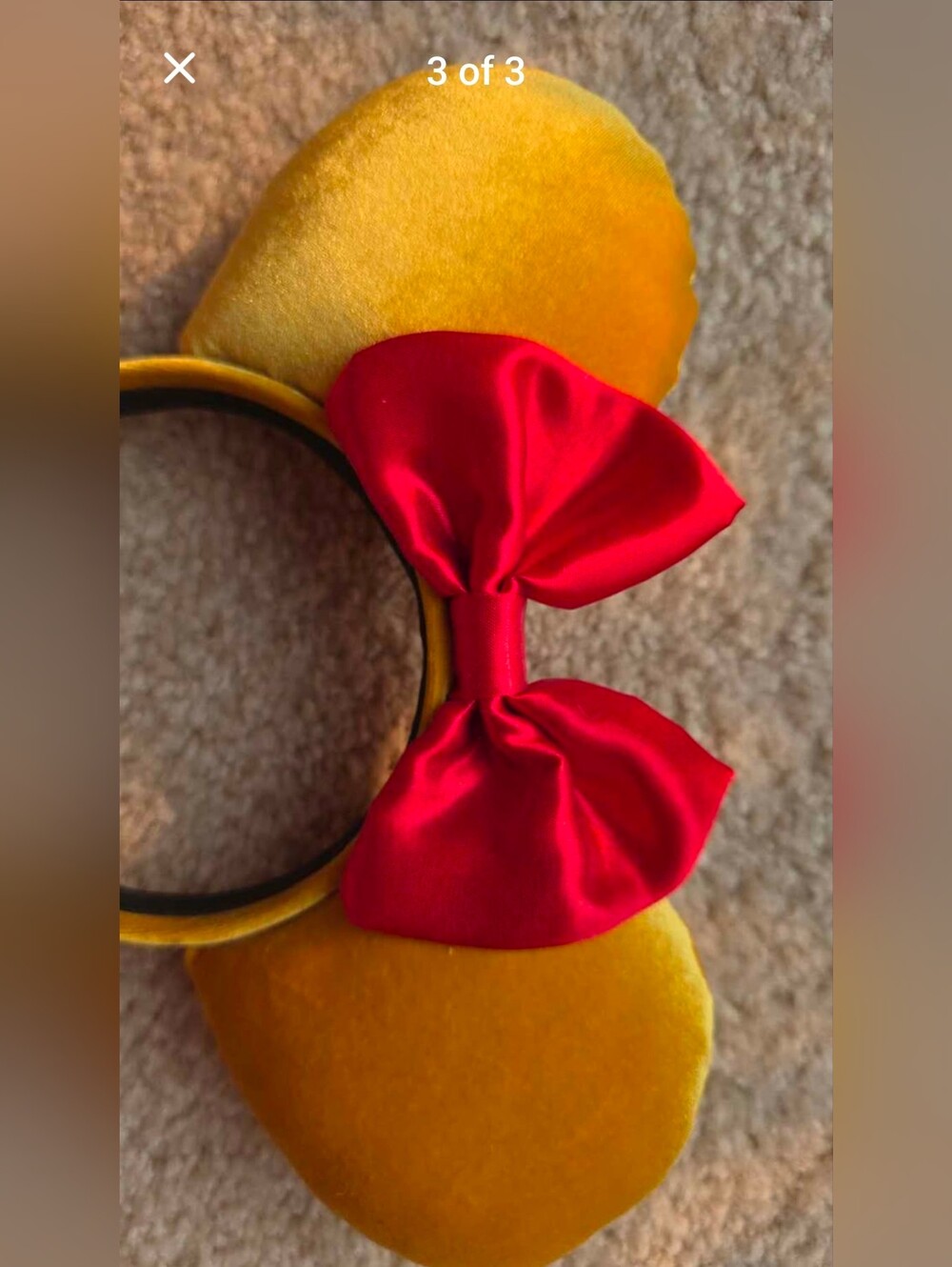 Winnie The Pooh Disney Ears (Adult) - Picture 3 of 3